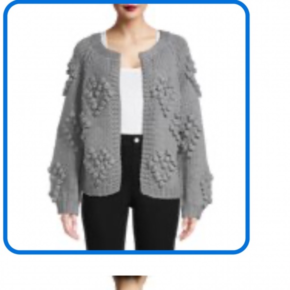 BEAUTIFUL CHUNKY KNIT CARDIGAN SIZE M - Picture 3 of 8